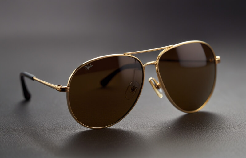 Stylish aviator sunglasses